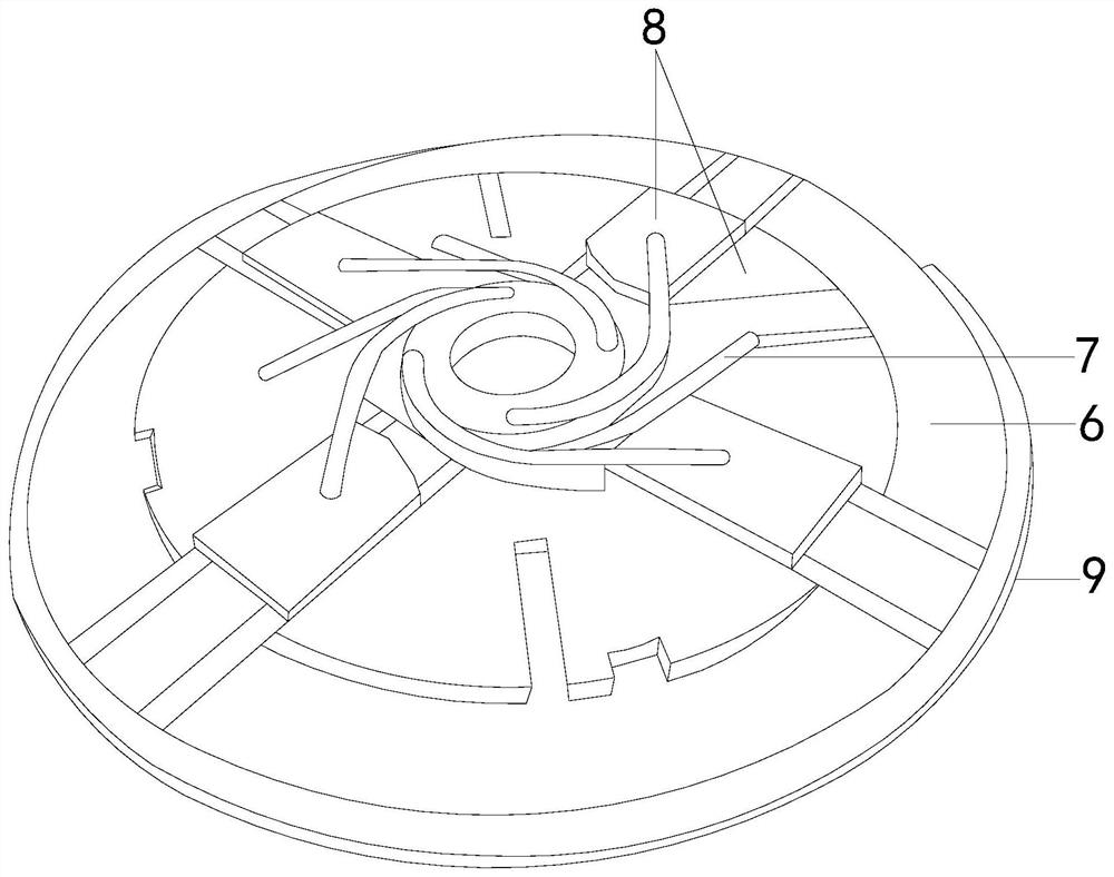 A device for cleaning the inner wall of the ventilation duct of a range hood