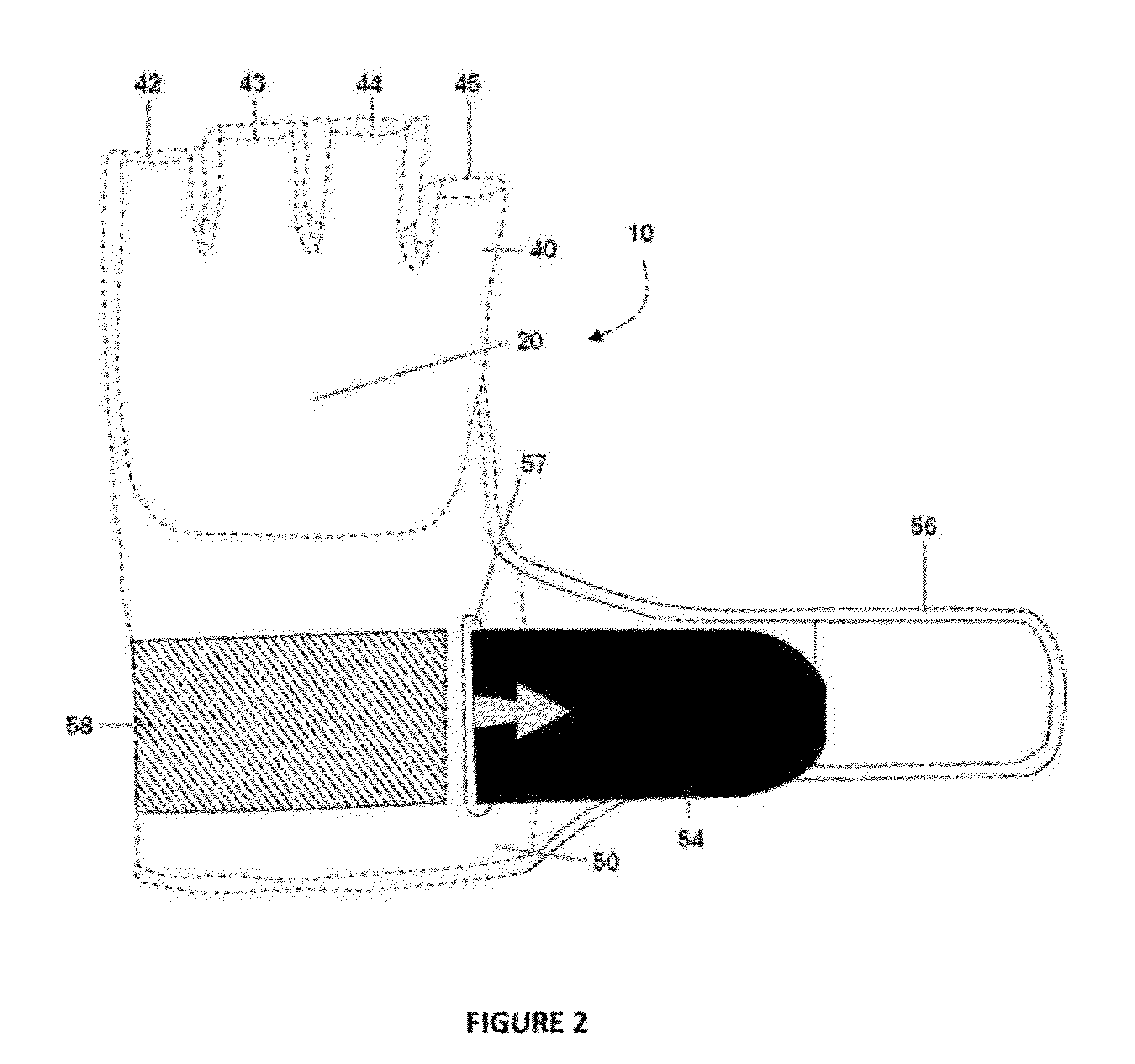 Sports glove having improved wrist strap