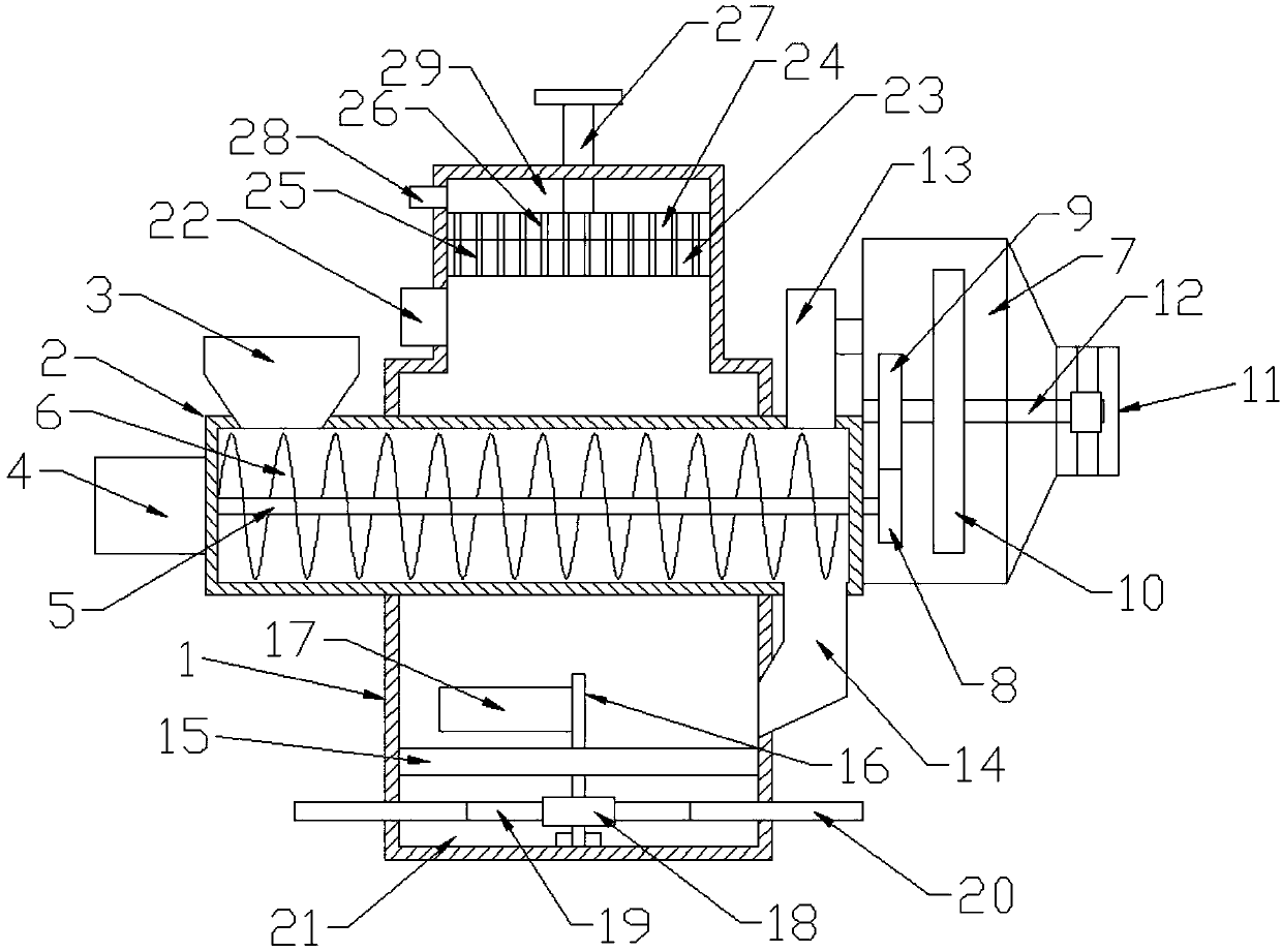 Garbage processing incinerator capable of preheating and dewatering