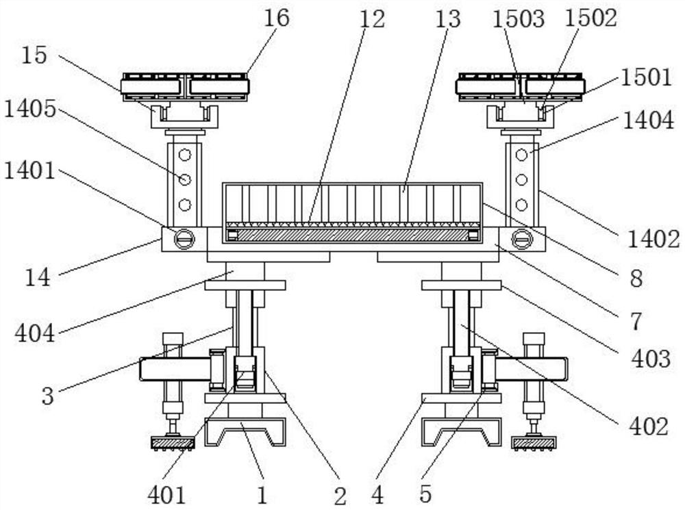 Lining formwork trolley for open-cut rectangular tunnel