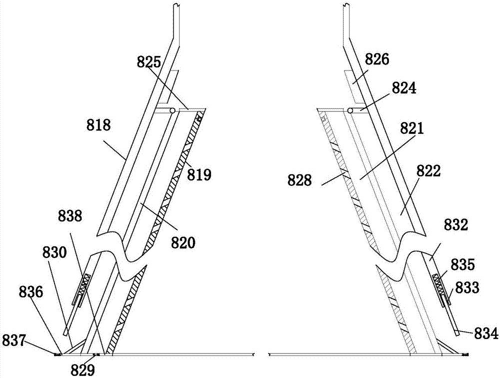 Cotton collecting device of disk bale plucker