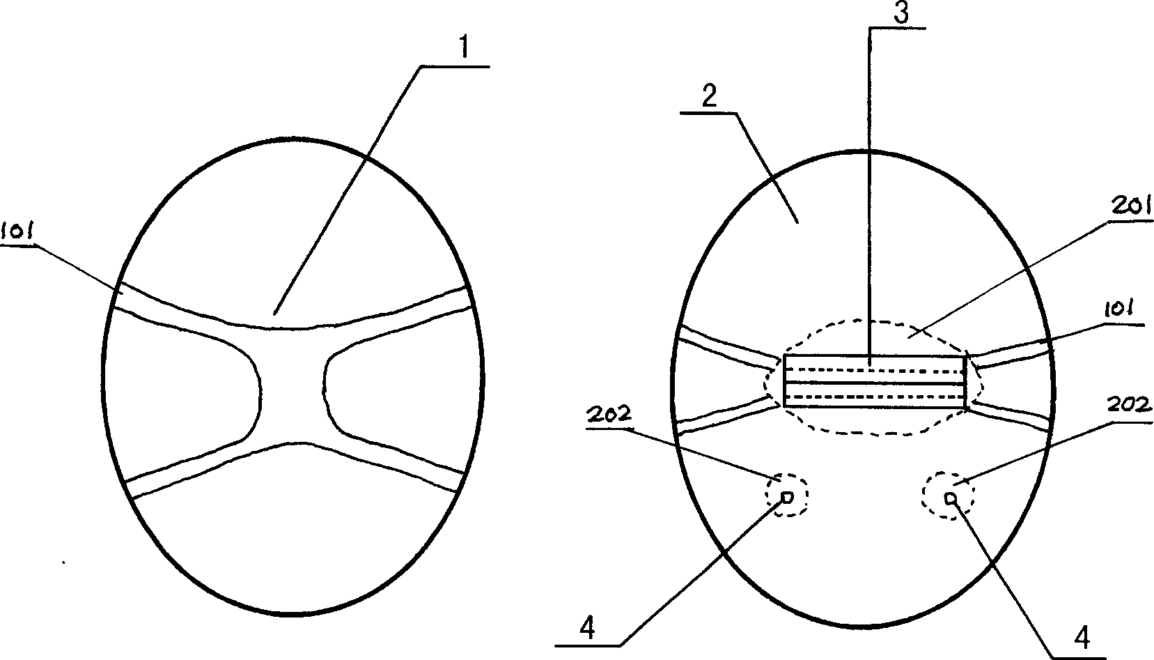 Automobile safety air bag and its manufacturing method