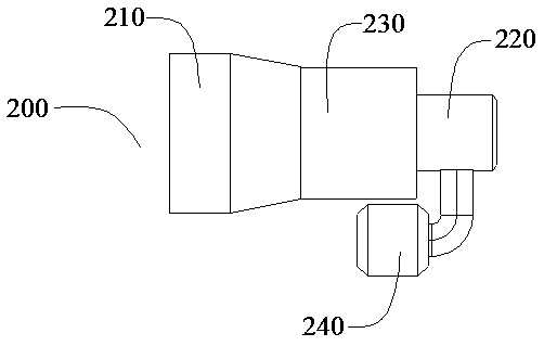 Air suction assembly and fastening tool with air suction assembly