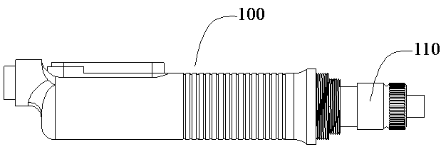 Air suction assembly and fastening tool with air suction assembly