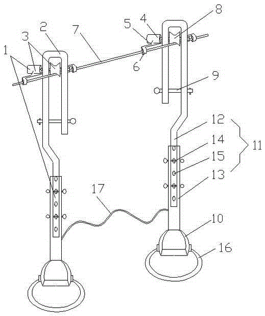 Automatic routing device used for transmission lines