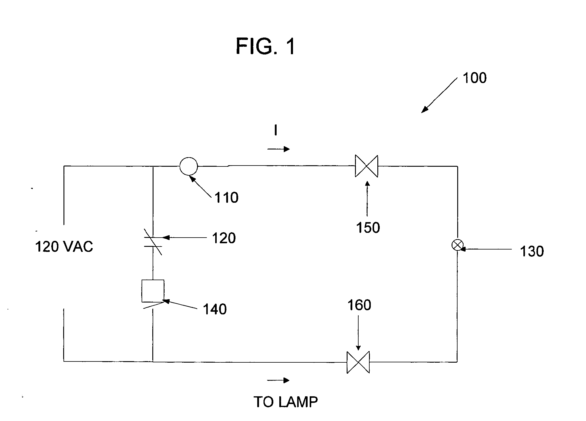 Lamp or LED failure monitoring system