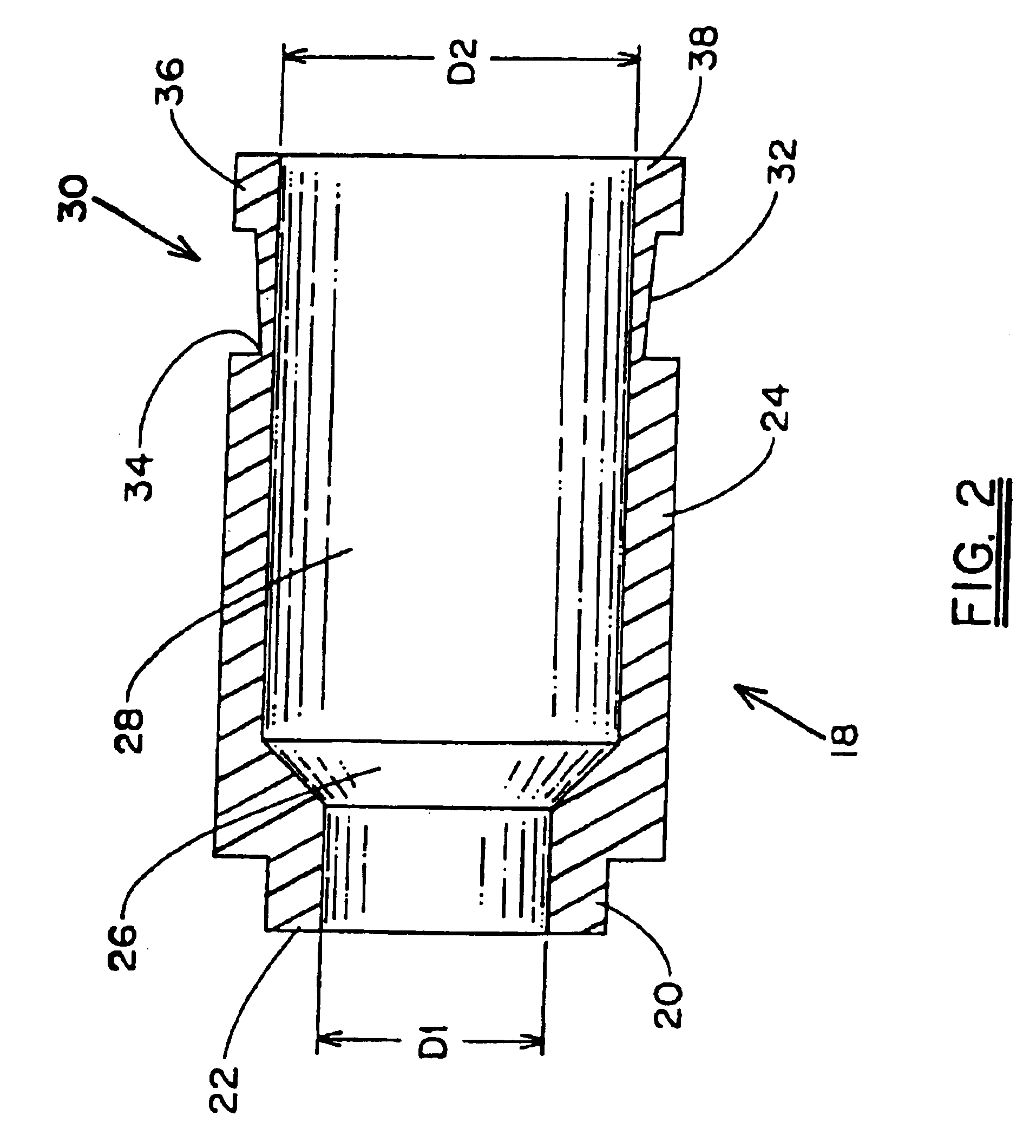 Compression connector for coaxial cable and method of installation