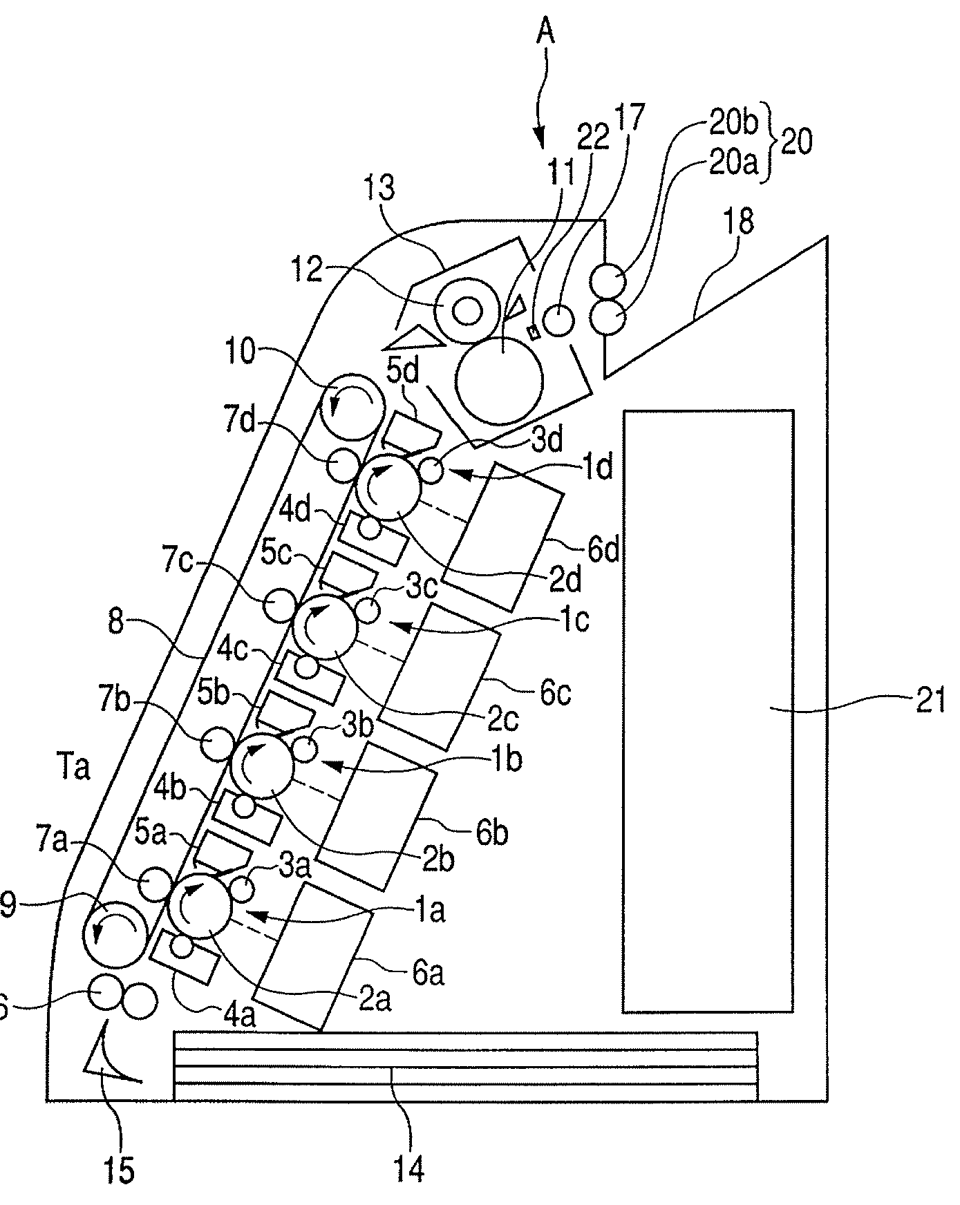 Image forming apparatus having heat-fixing unit