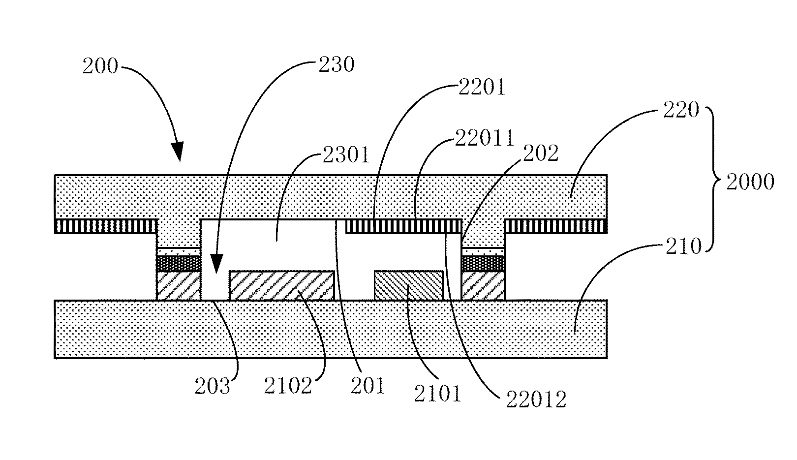 Semiconductor device, related manufacturing method, and related electronic device