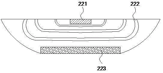 An underground optical fiber positioning detection device