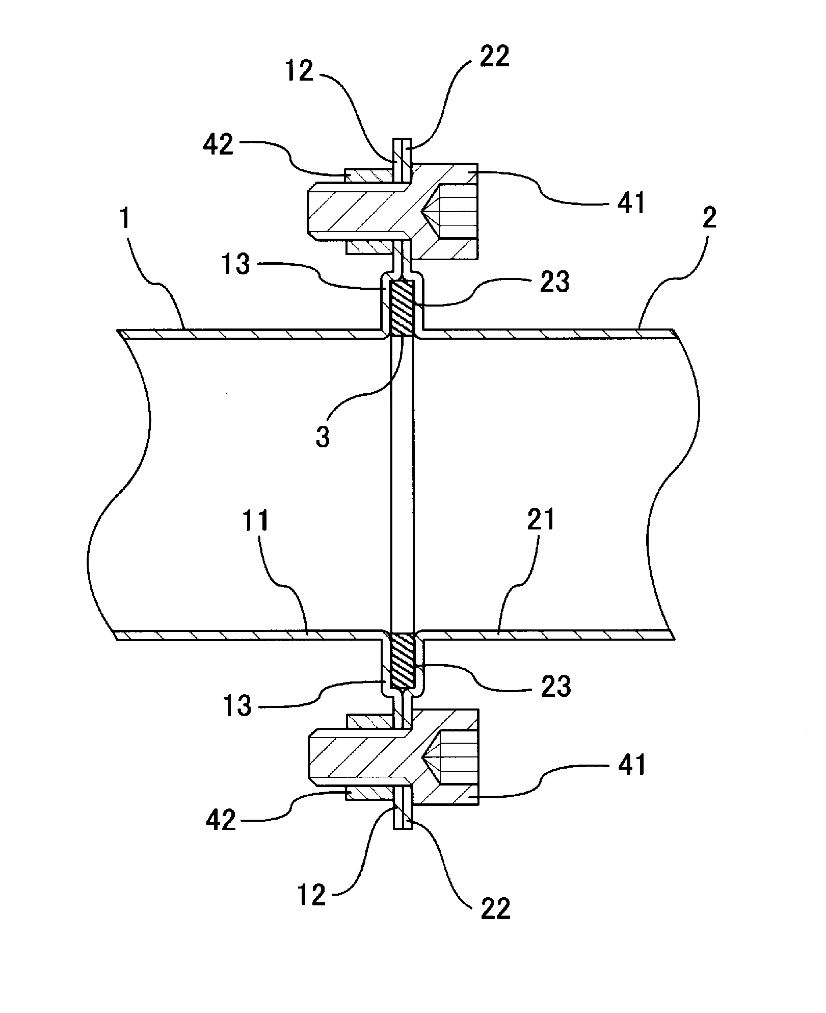 Pipe flange forming method