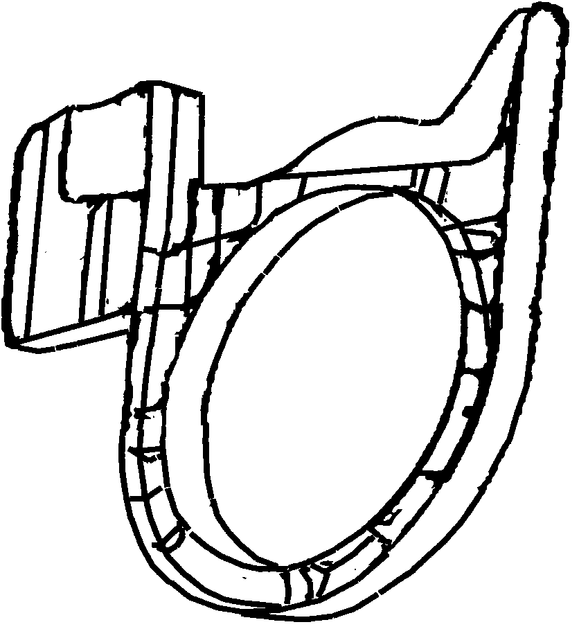 Large-scale solid-forging metal framework with lugs and manufacturing method thereof