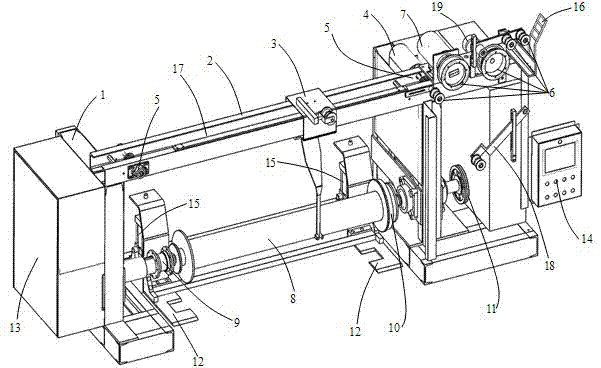 Precise intelligent winding machine and winding control method thereof