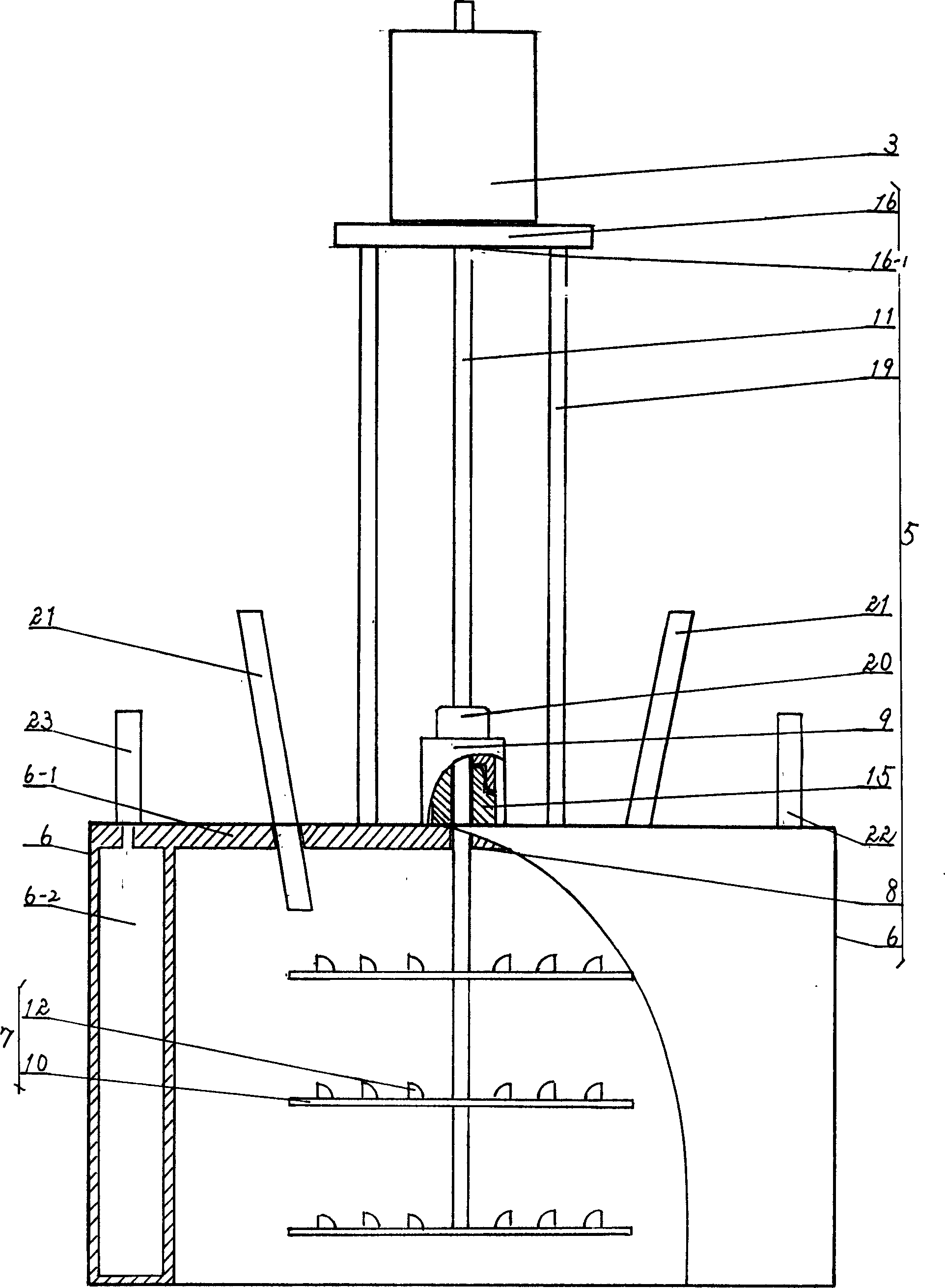 Multipurpose bubble liquid film reactor