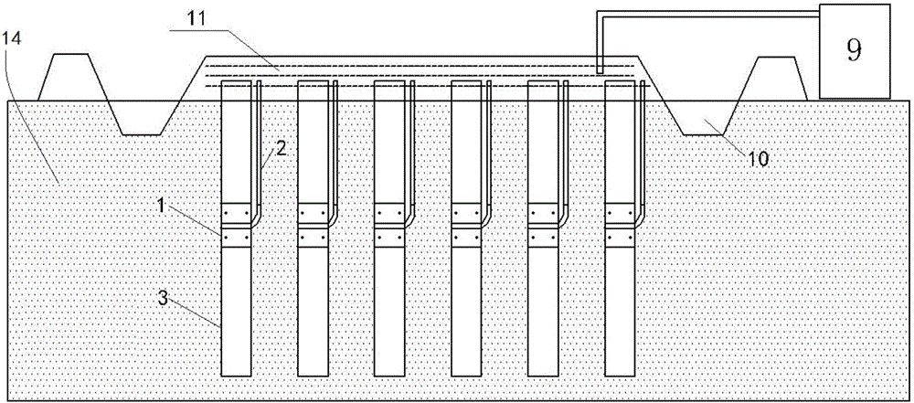 Novel vacuum preloading system and treatment method for soft soil foundation treatment