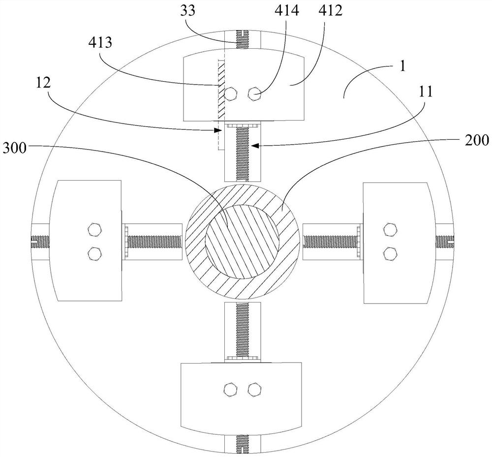 A flexible tooling for welding ring parts