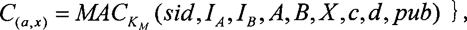 High-efficiency, deniable, safety-unforgeable cryptographic key exchanging protocol of on-line computation