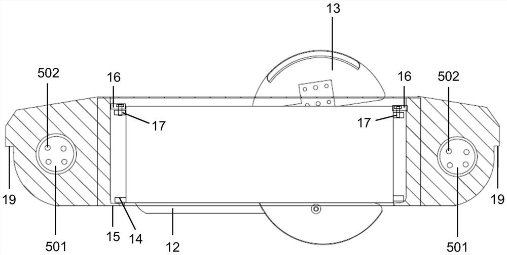 An online roll gap meter with integrated chain links