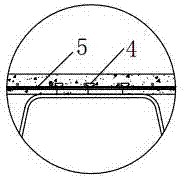 Prefabricating construction method of steel and superhigh performance concrete combined beam of steel rib plate type bridge floor