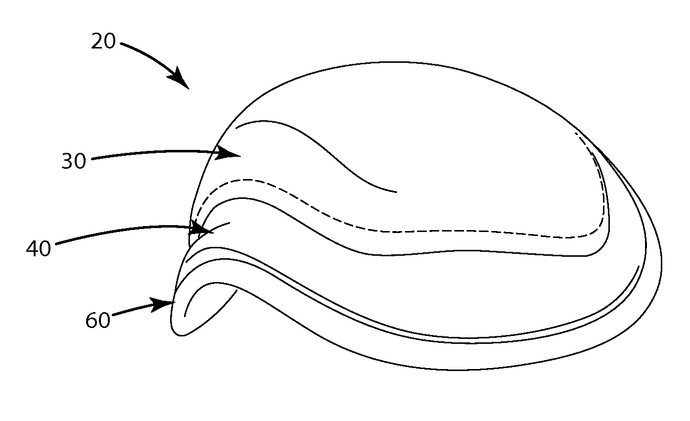 Two-way protective pad construction