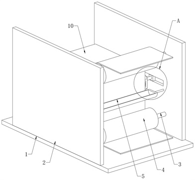 Tension detection device for textile fabric production