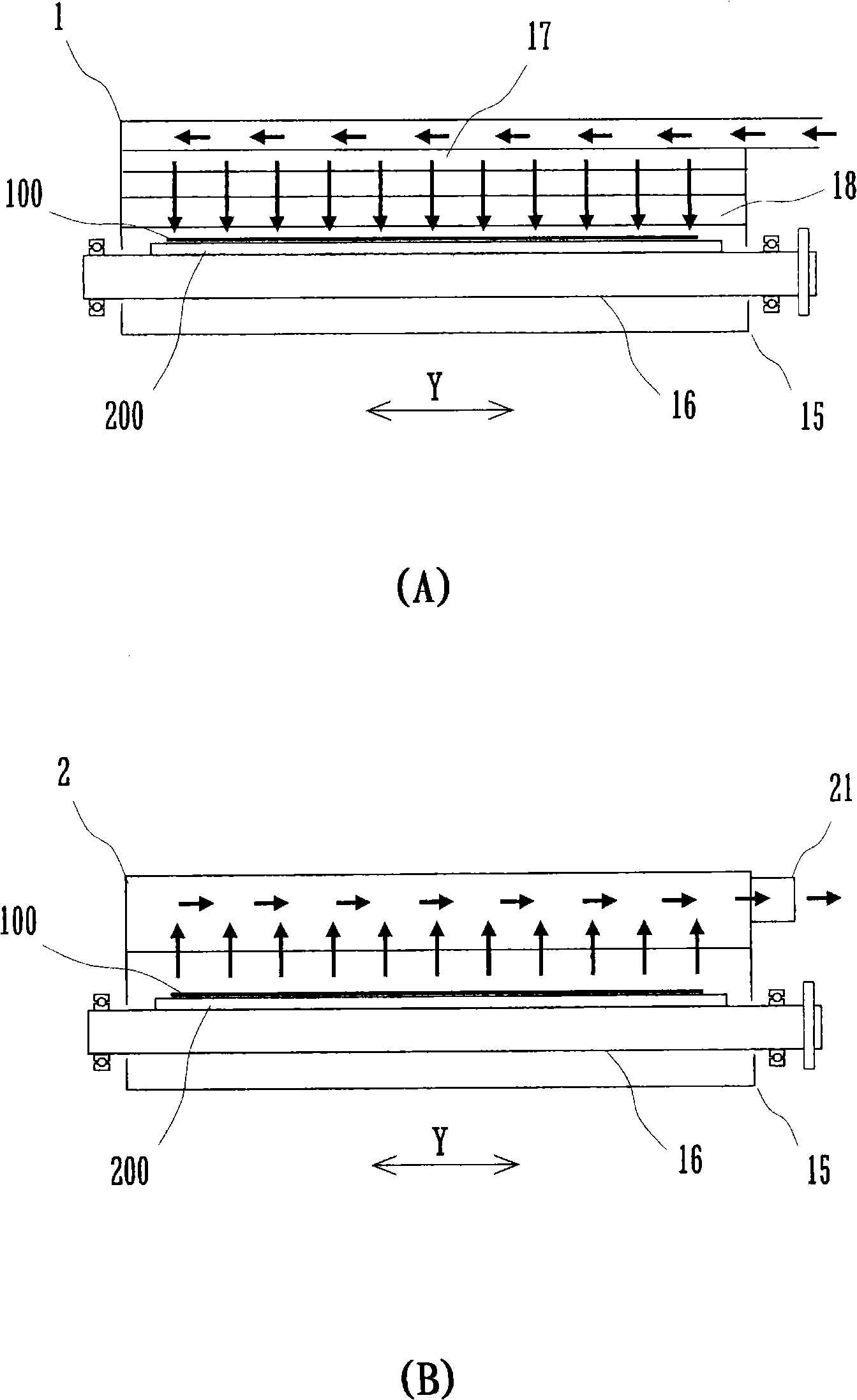 Continuous burning furnace