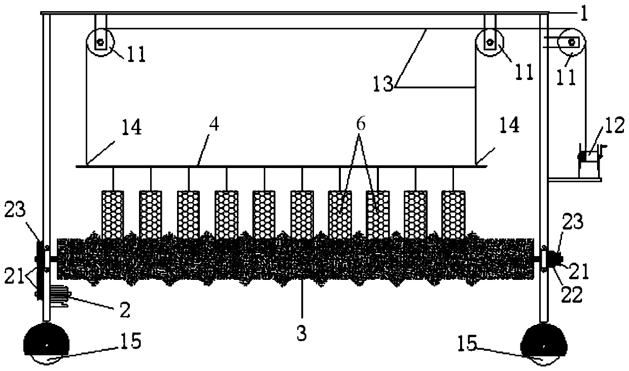 Device suitable for removing dirt on surface of aquaculture cage