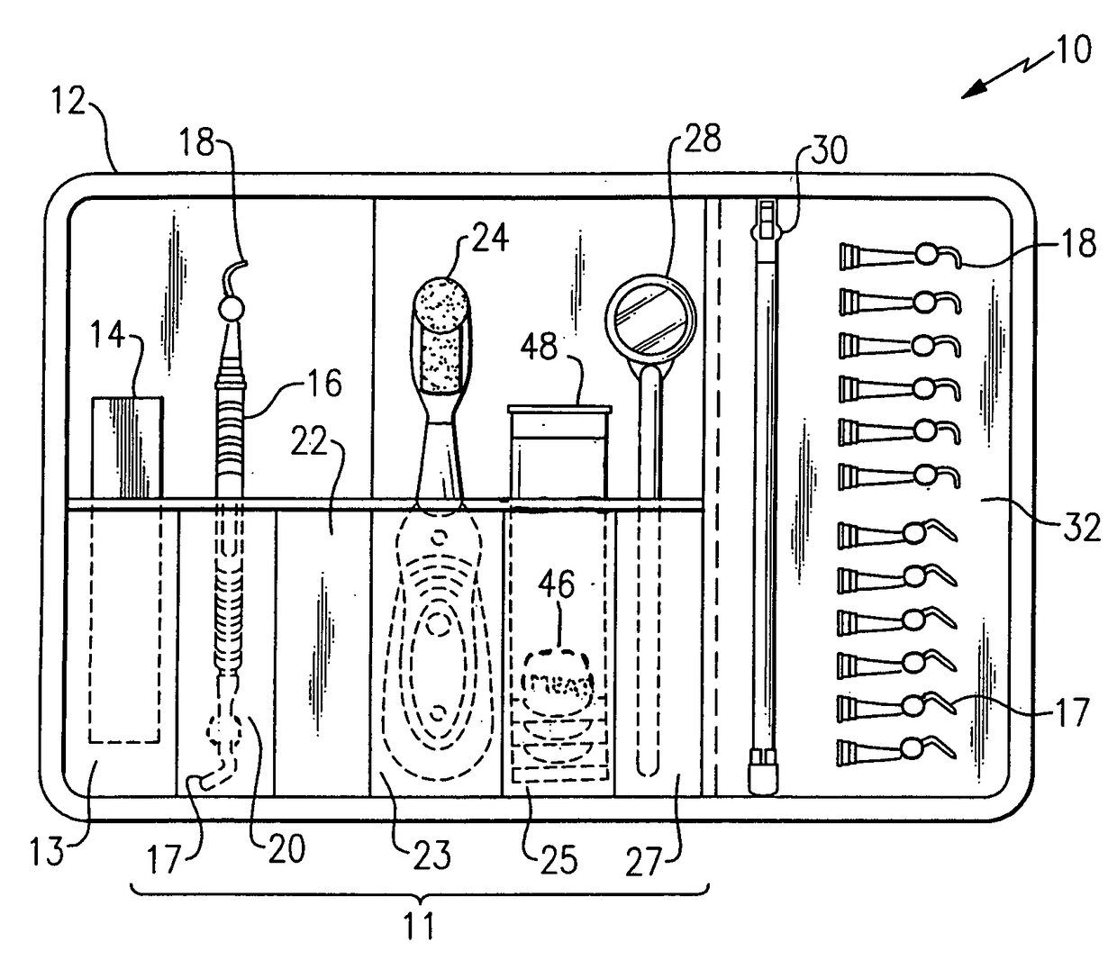 Dental maintenance kit for animals