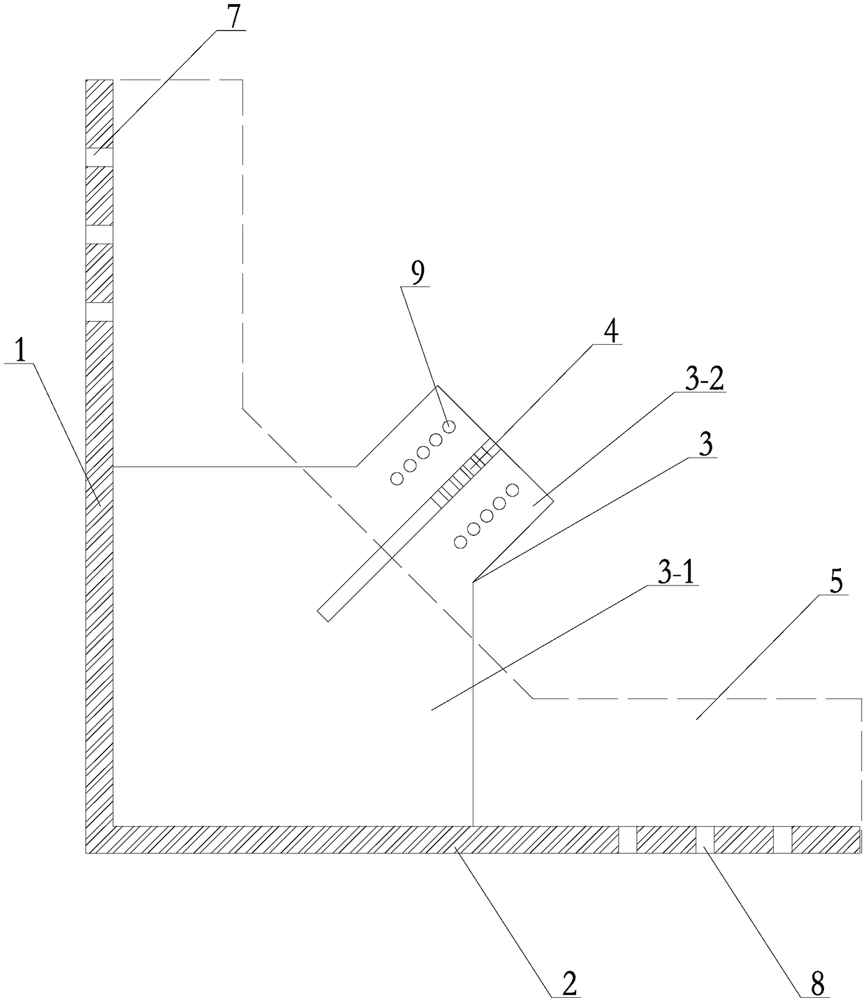 A prefabricated assembled reinforced concrete frame structure support and reinforcement node member