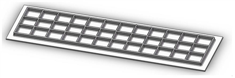 Die for achieving continuous local loading forming of large-size rib plate and forming method of die