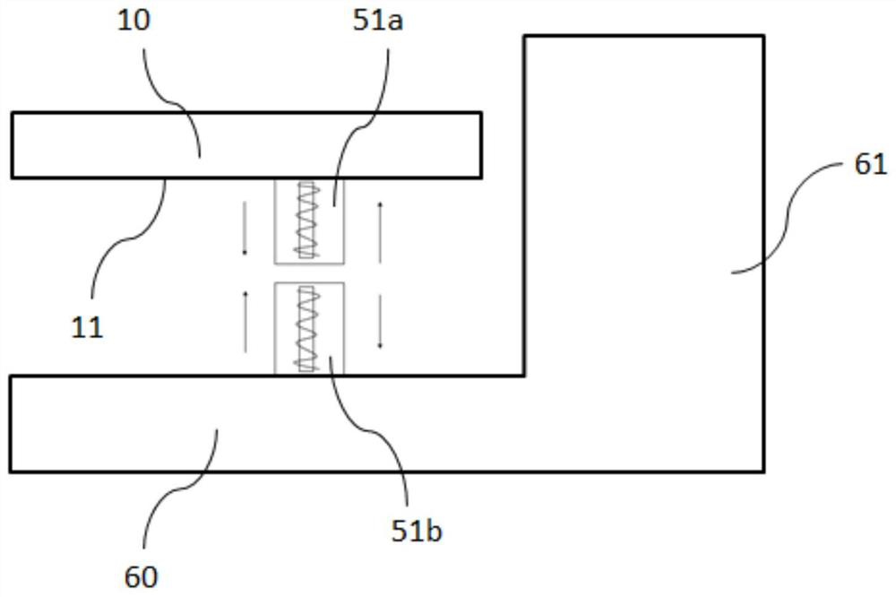 Photosensitive assembly with anti-shake function and corresponding camera module