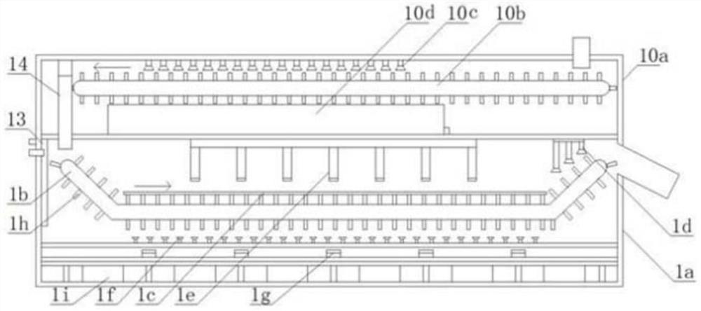 An automatic frying and roasting production system of eggplant food materials and its production method