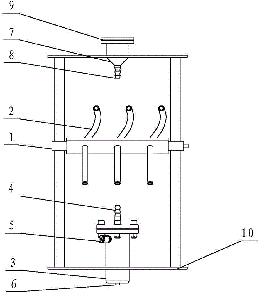 Preparation method and device of high-temperature-resistant ceramic coating on inner wall of small-caliber special-shaped metal pipe