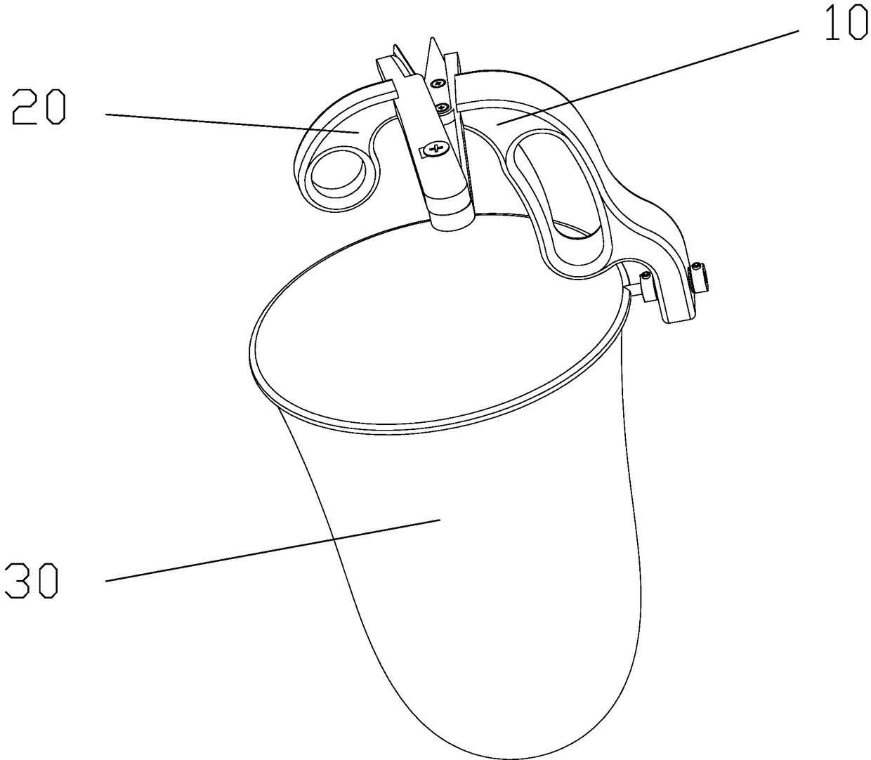 Wearable strawberry picking device and application method thereof