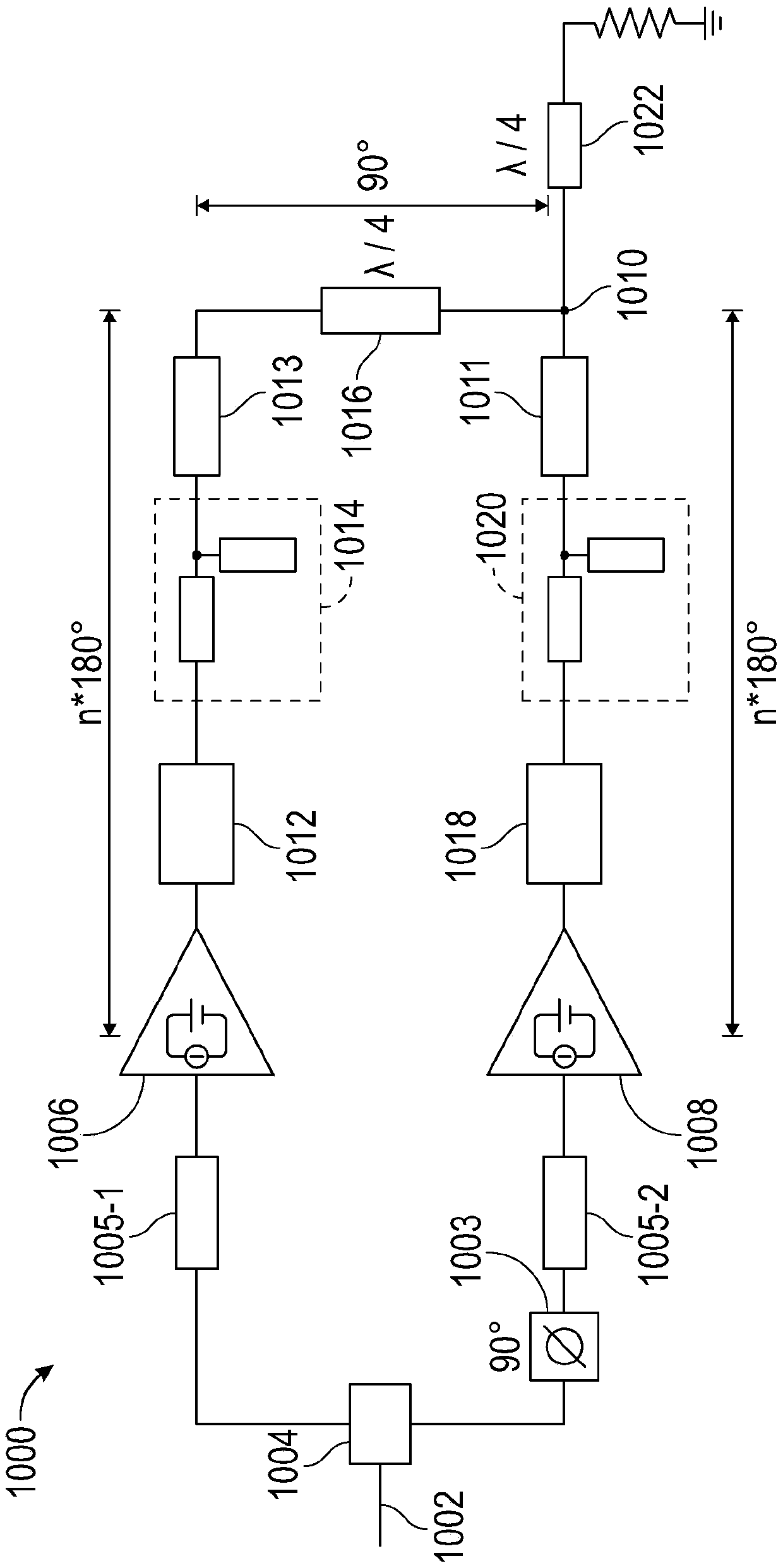 Wideband power amplifiers with harmonic traps