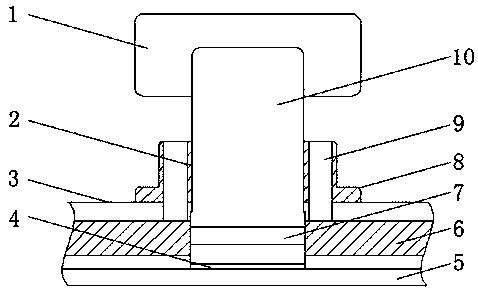 Keyboard key structure and keyboard with blowing and dust removing functions