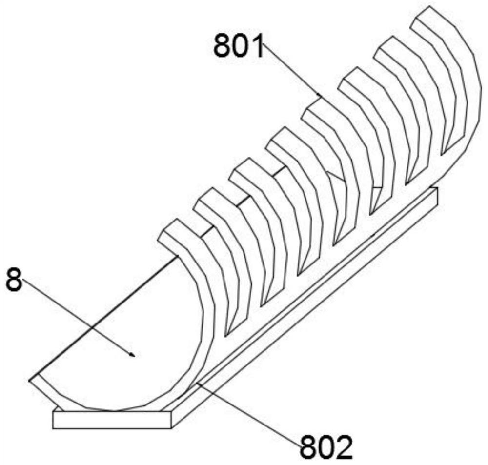 A mechanical processing automatic conveying device