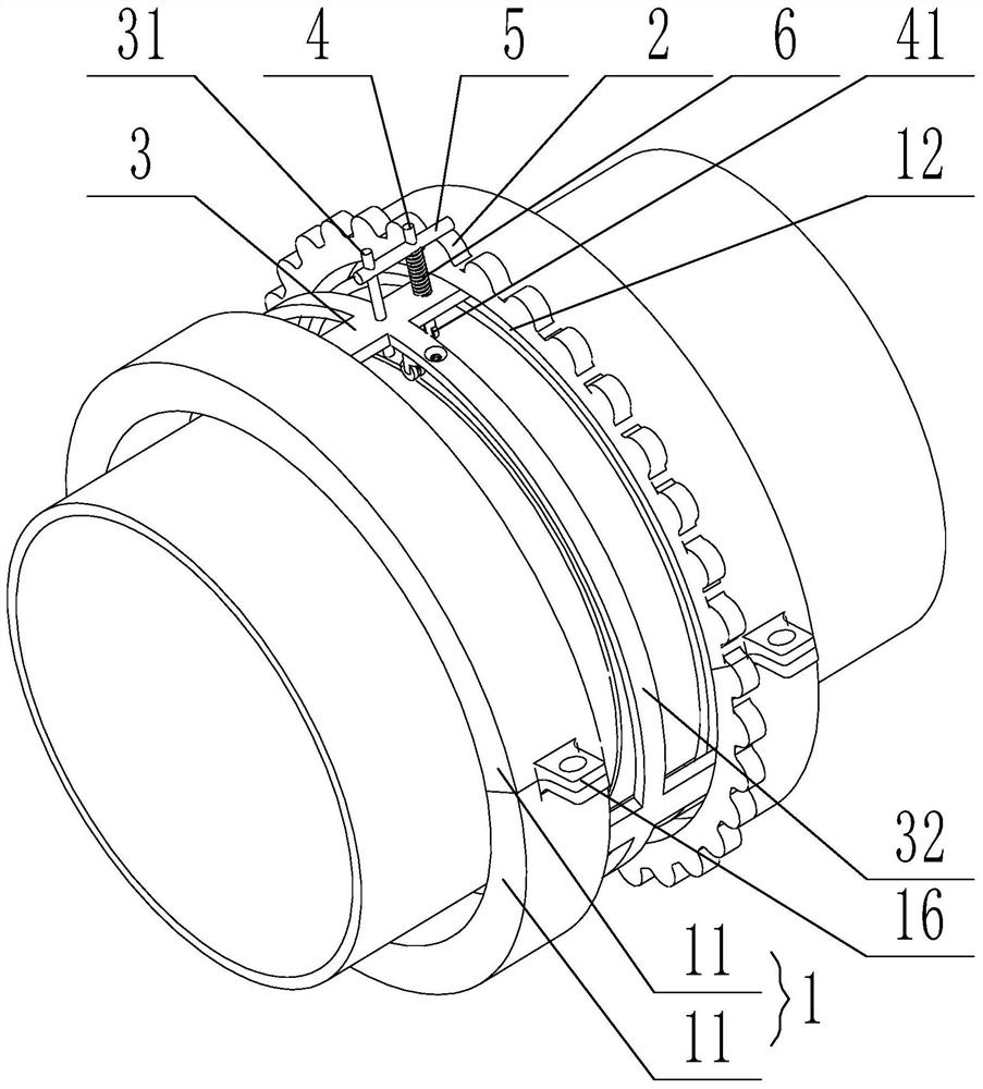 Automatic sealing type pipe-pipe welding machine head