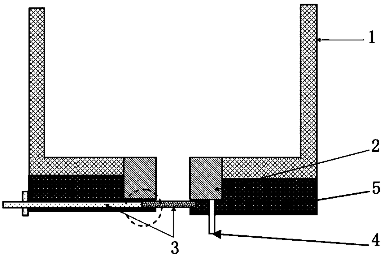 Bottom pouring type purification smelting device and method