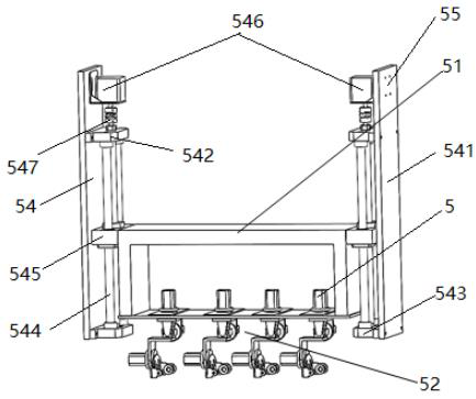 Abrasive water jet grinding system and method based on multi-axis driving control