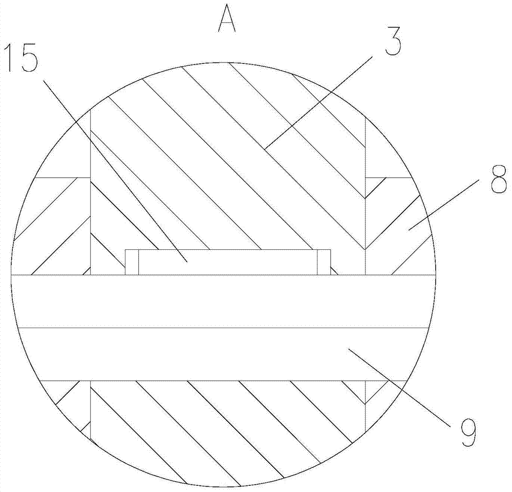 Hydraulic hoist cylinder rotary locking device