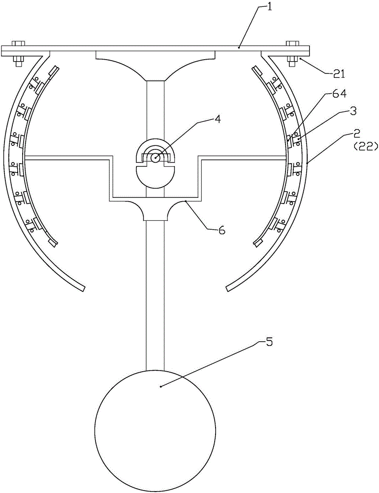 Swing type generating device and buoy