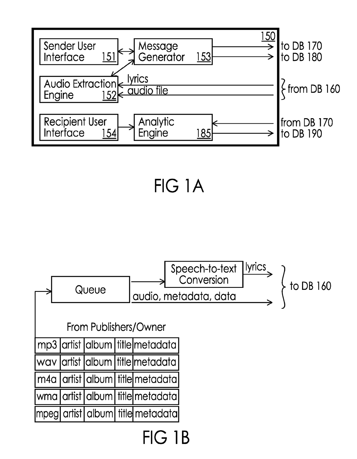 Method and System for Communicating Between a Sender and a Recipient Via a Personalized Message Including an Audio Clip Extracted from a Pre-Existing Recording