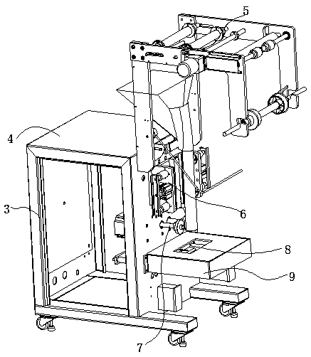 Push plate packaging machine