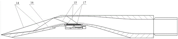 Aircraft supersonic air inlet channel with variable deflation system