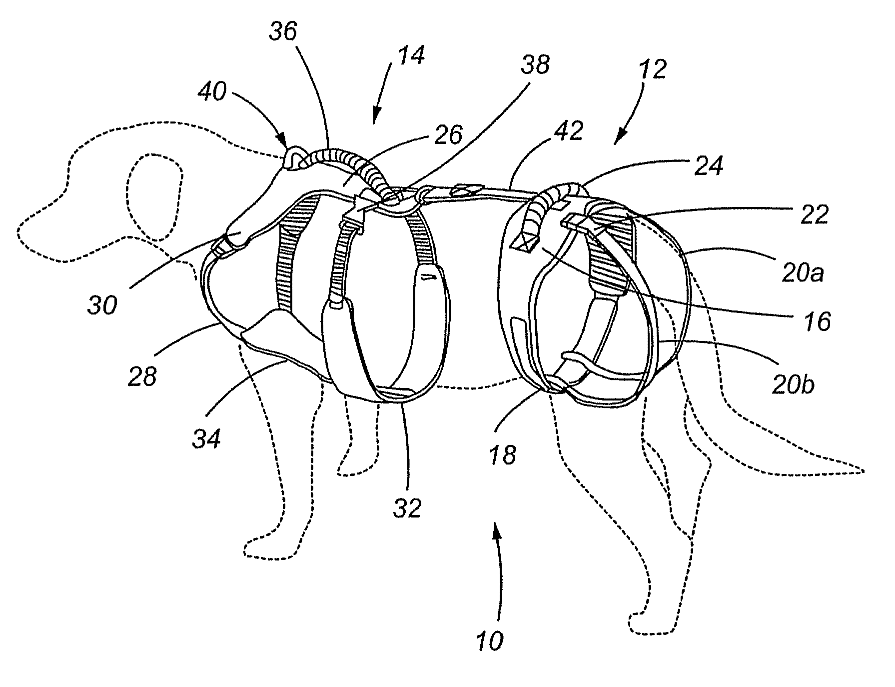 Hip lift harness