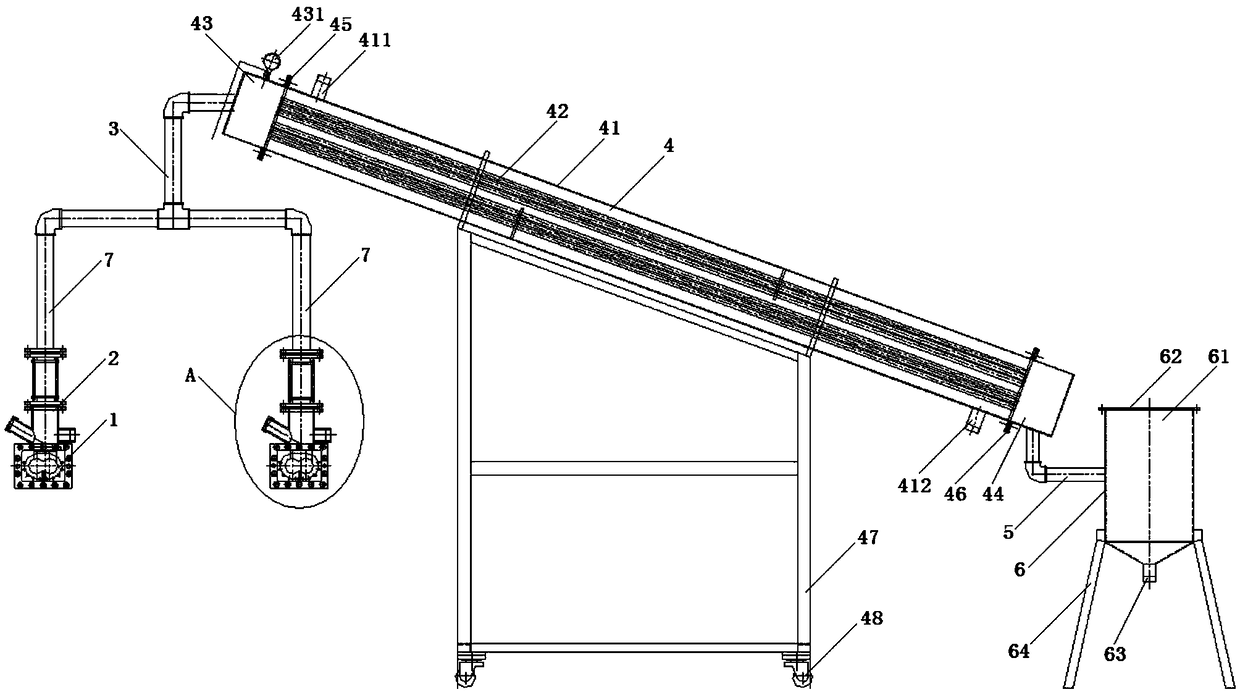 Vacuum energy-saving sewage processor