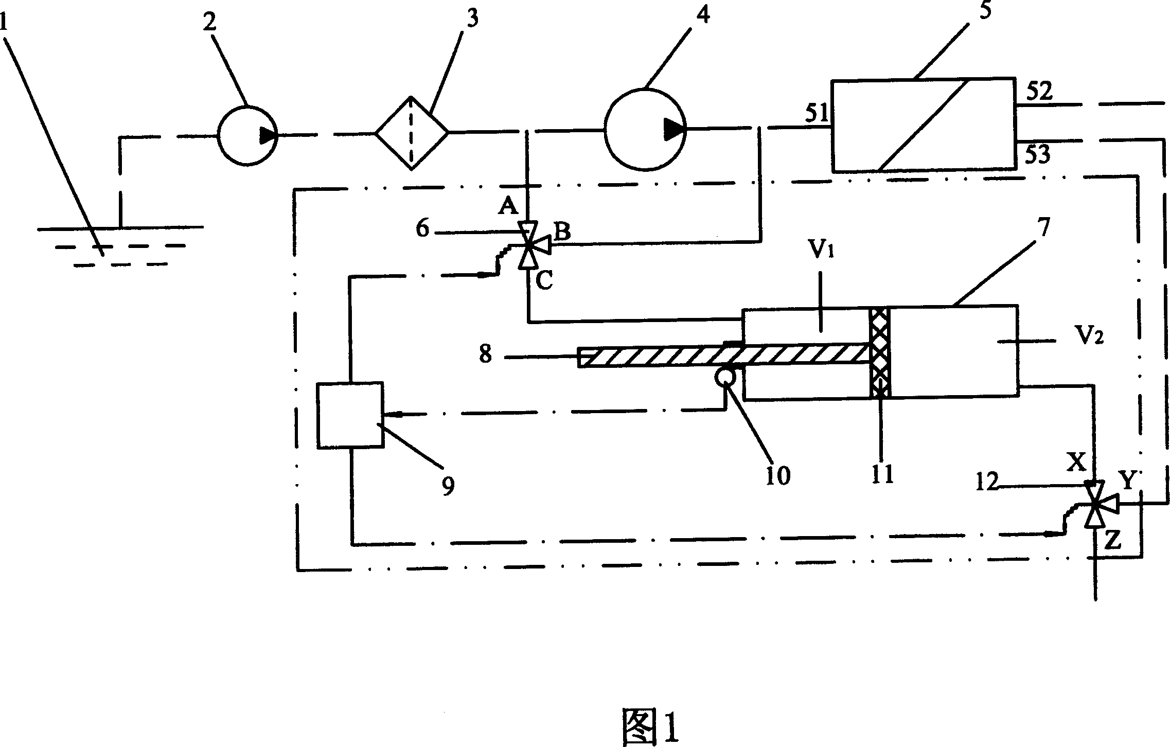 Strong brine energy recovery device based on reverse osmosis desalination technology