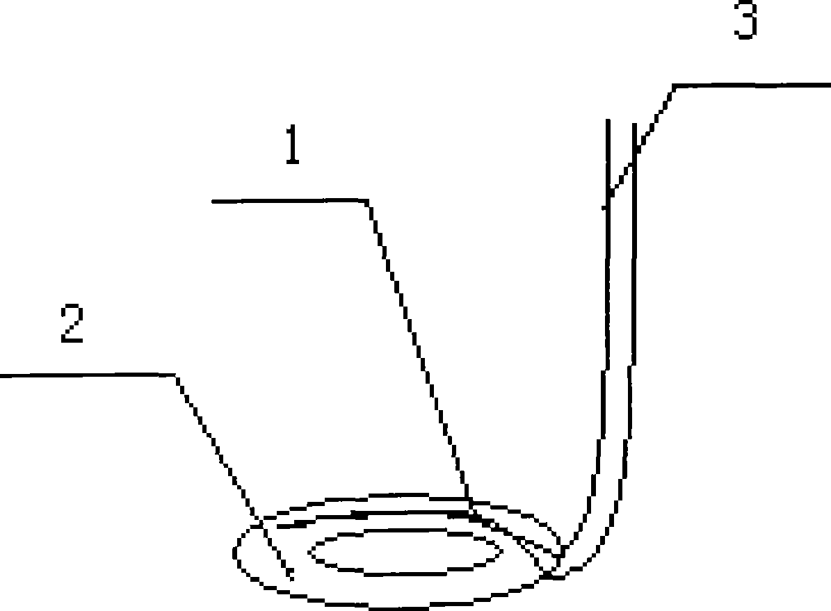 Loop sensor for temperature measurement of cable conductor and method for manufacturing same