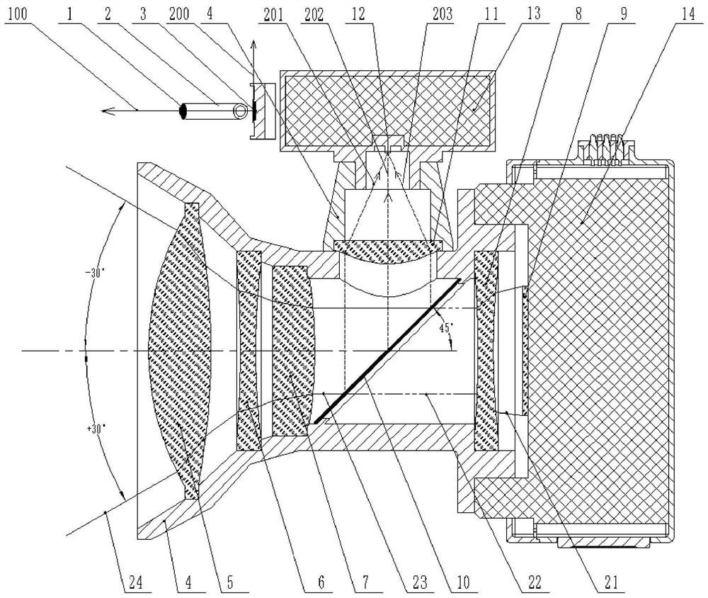 MEMS one-dimensional laser radar and digital camera surveying and mapping device and method